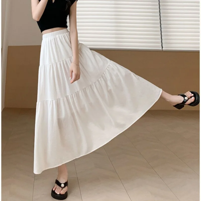 High Waisted A Line Skirt
