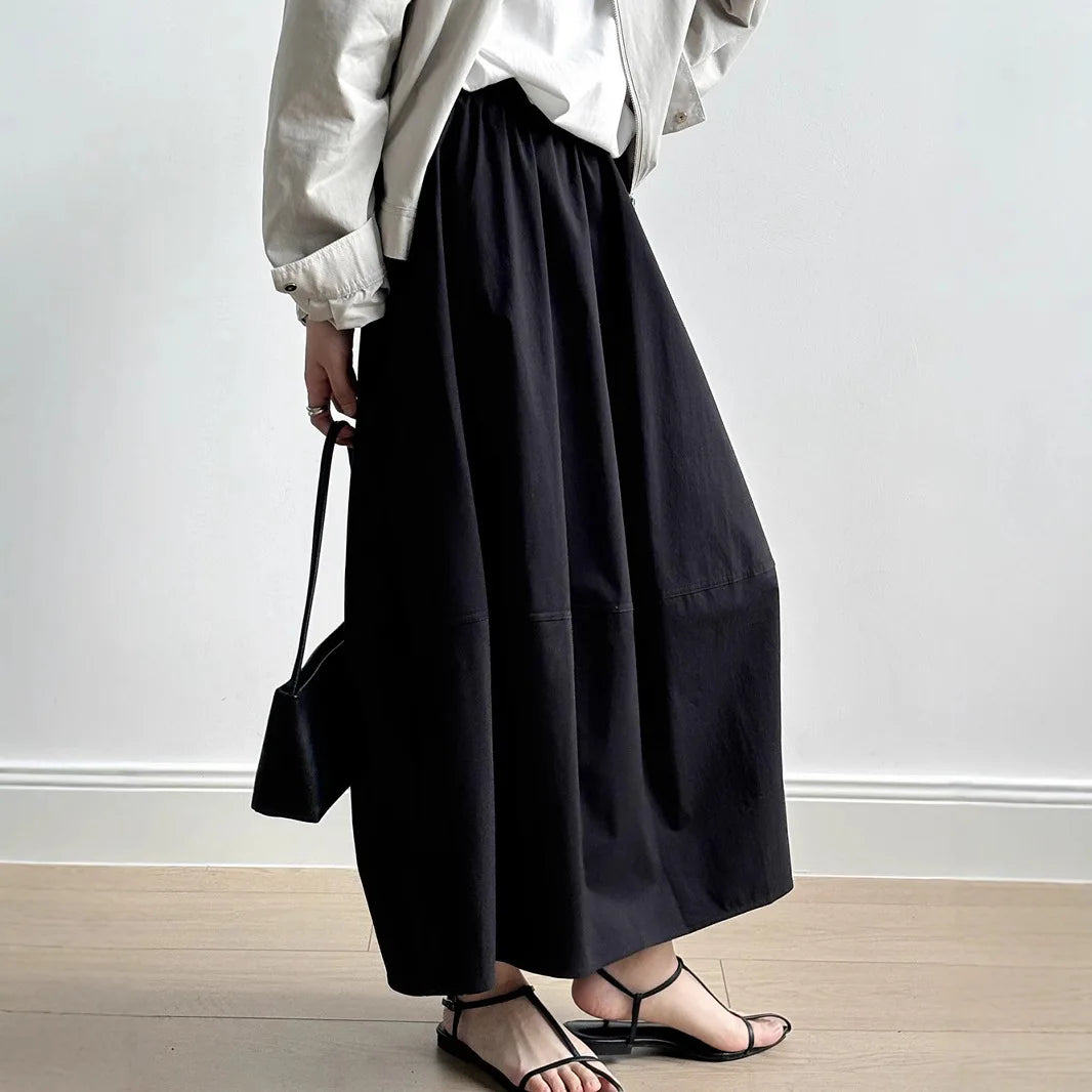 Long A Line Skirt