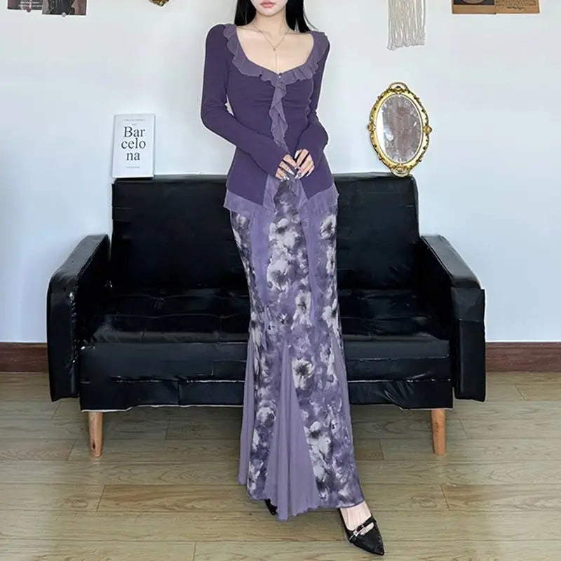 Purple Mermaid Skirt