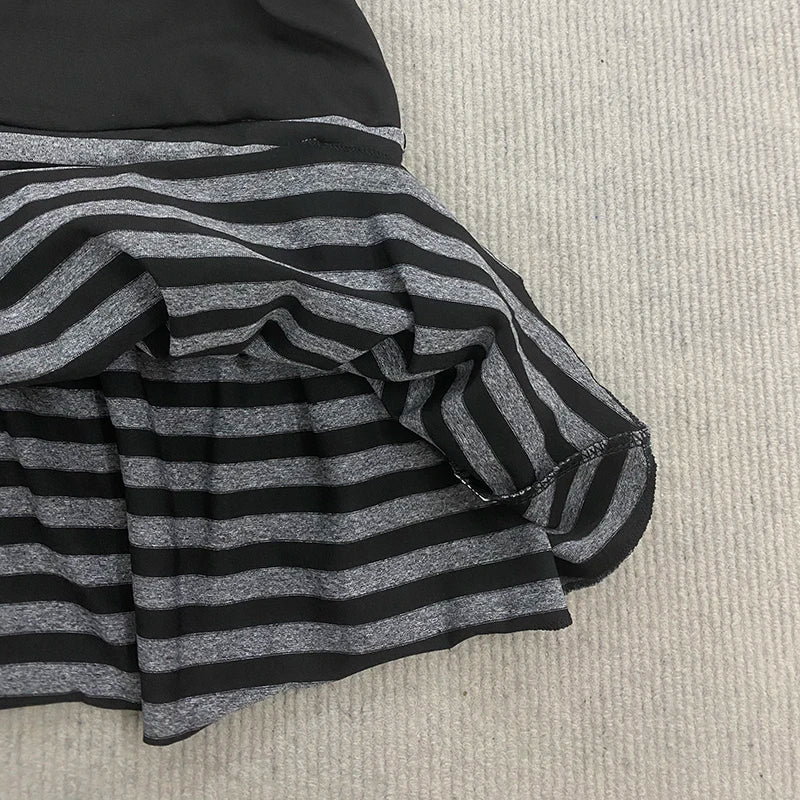 Striped Mini Skirt