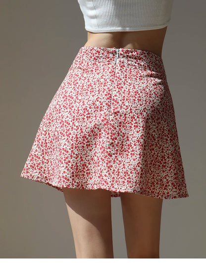 A line Floral Skirt