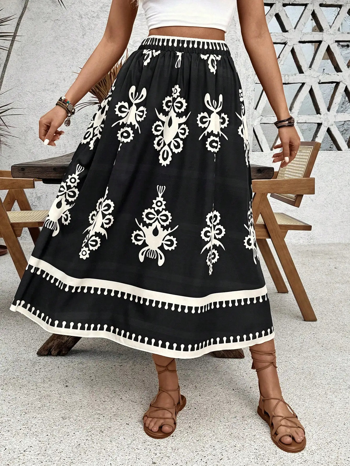 Boho Ethnic Skirt