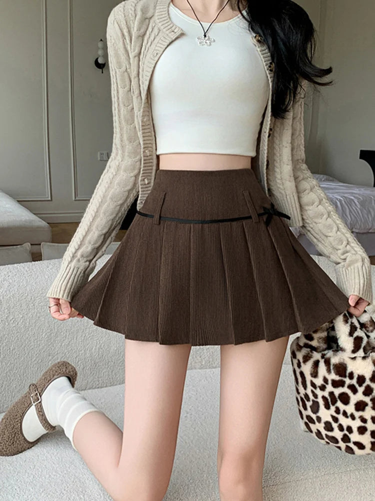 Corduroy Mini Skirt