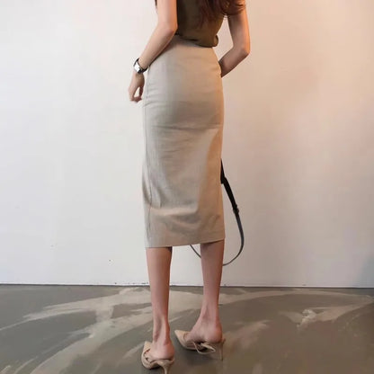 Cotton Pencil Skirt