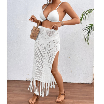 Crochet Slit Skirt