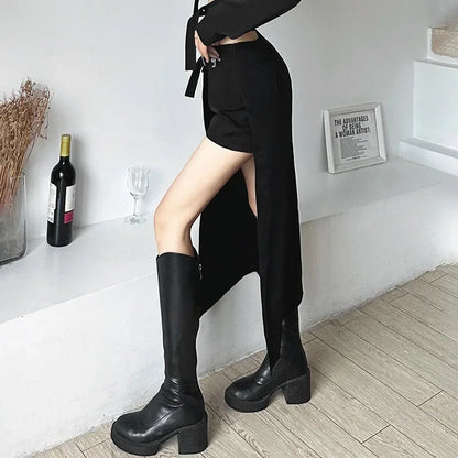 Goth Asymmetrical Skirt