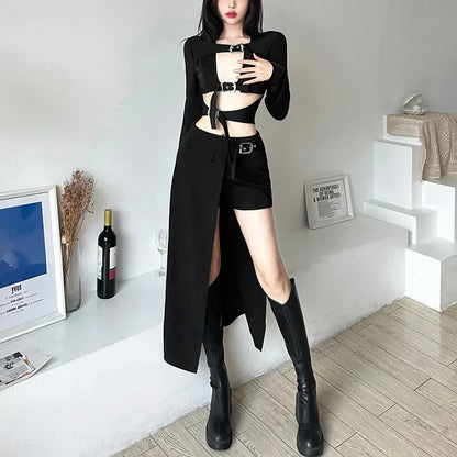 Goth Asymmetrical Skirt