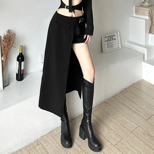 Goth Asymmetrical Skirt