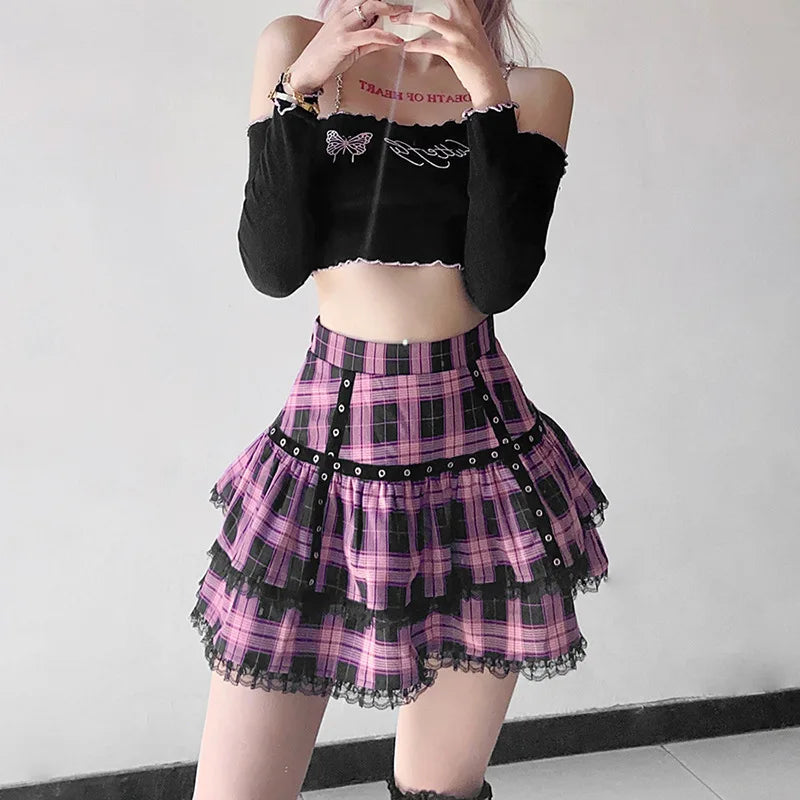 Gothic Pink Skirt