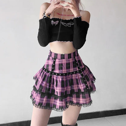 Gothic Pink Skirt
