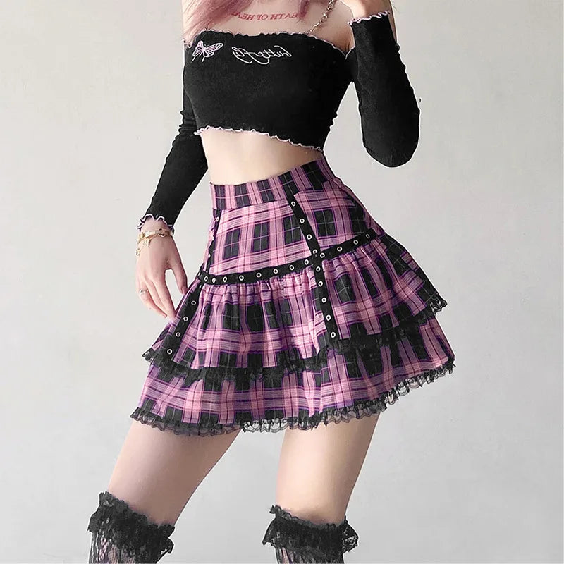 Gothic Pink Skirt