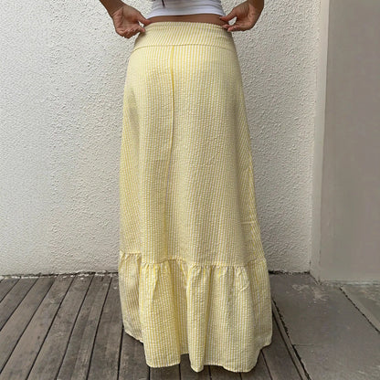 Long Yellow Skirt