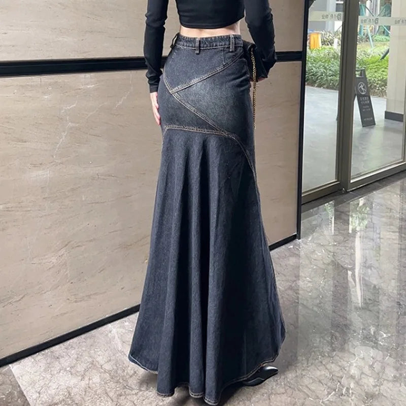 Mermaid Denim skirt