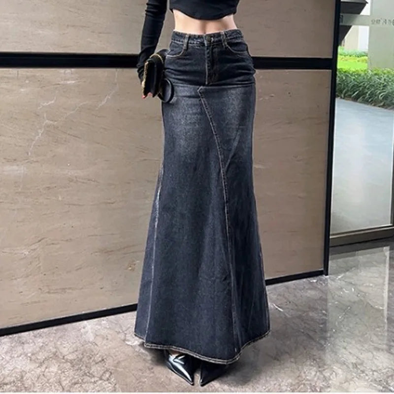 Mermaid Denim skirt