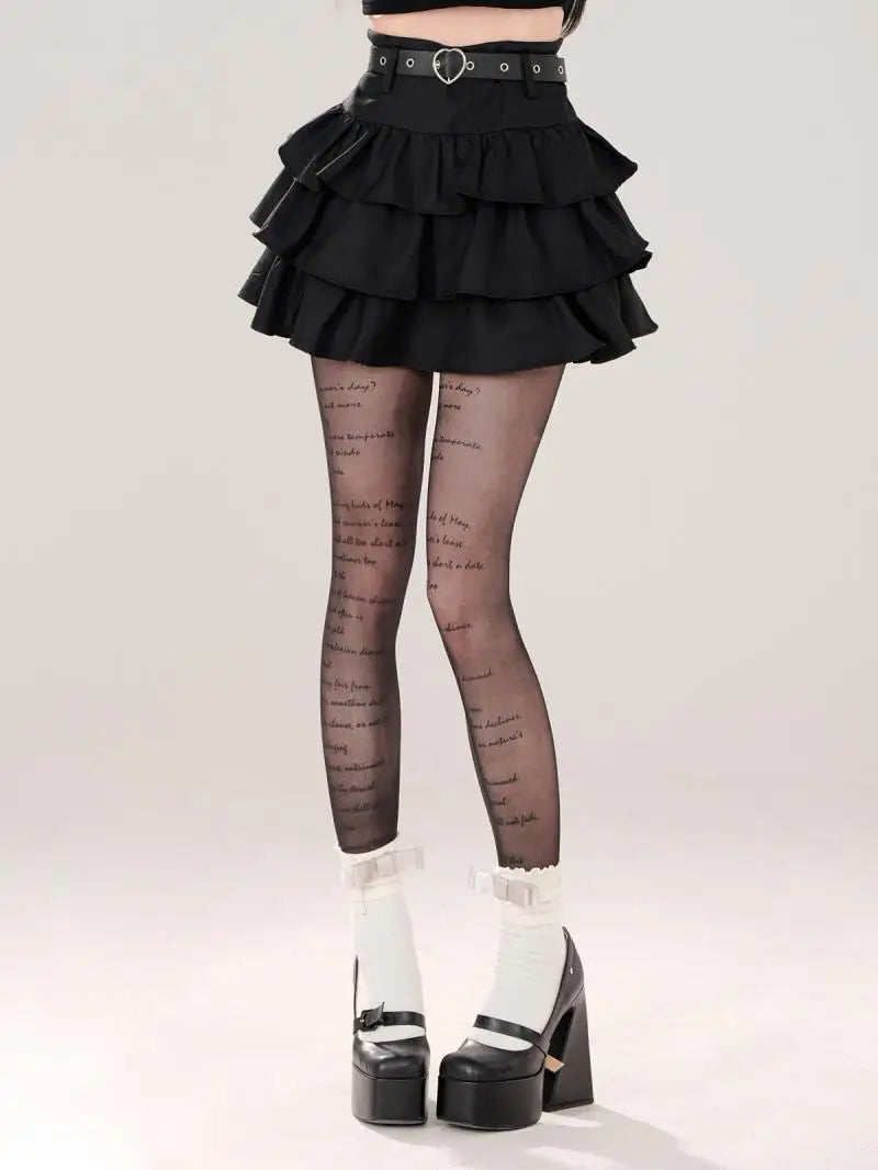 Mini Skirt With Belt And Chain