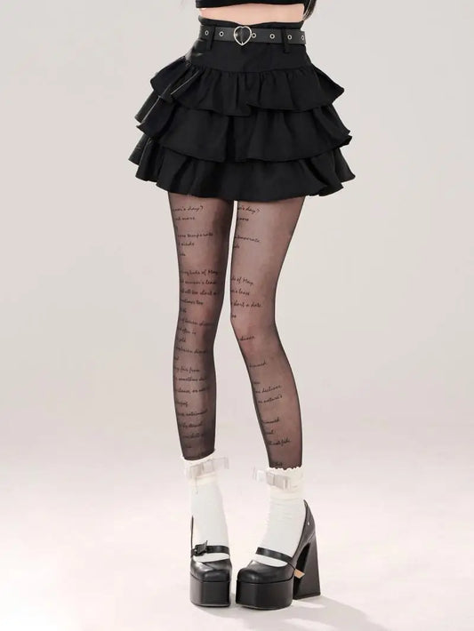 Mini Skirt With Belt And Chain