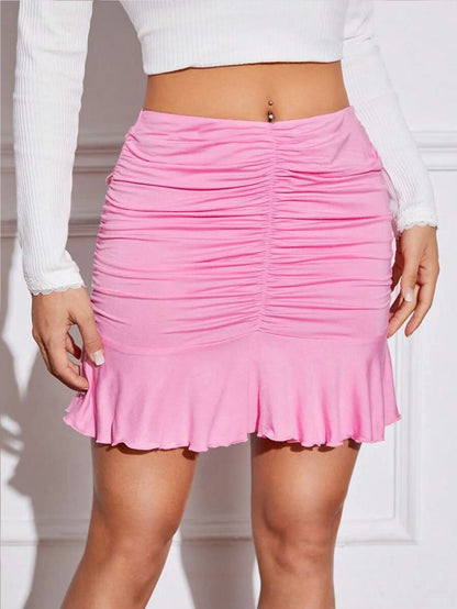 Pink Mini Skirt