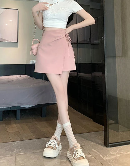 Pink wrap Skirt