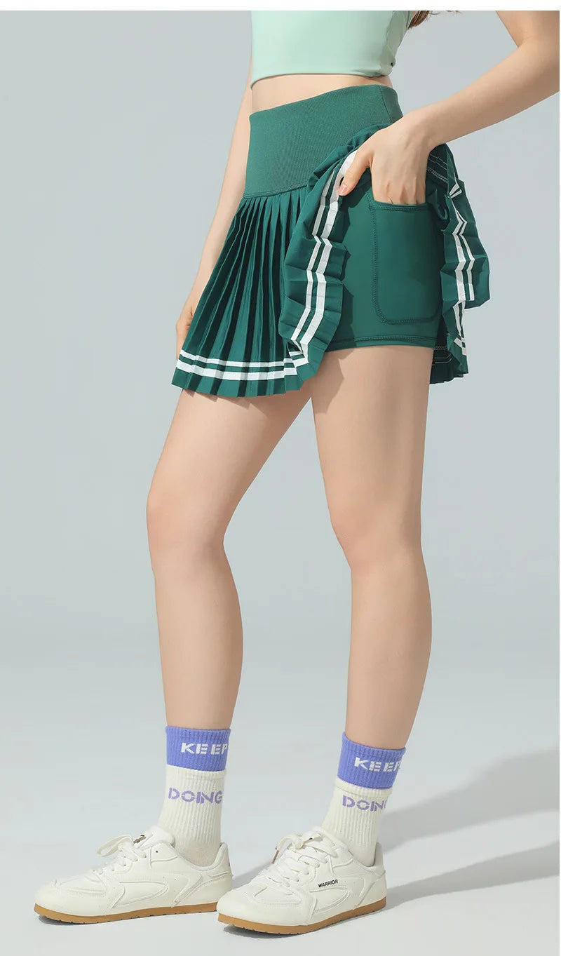 Green Tennis Skirt