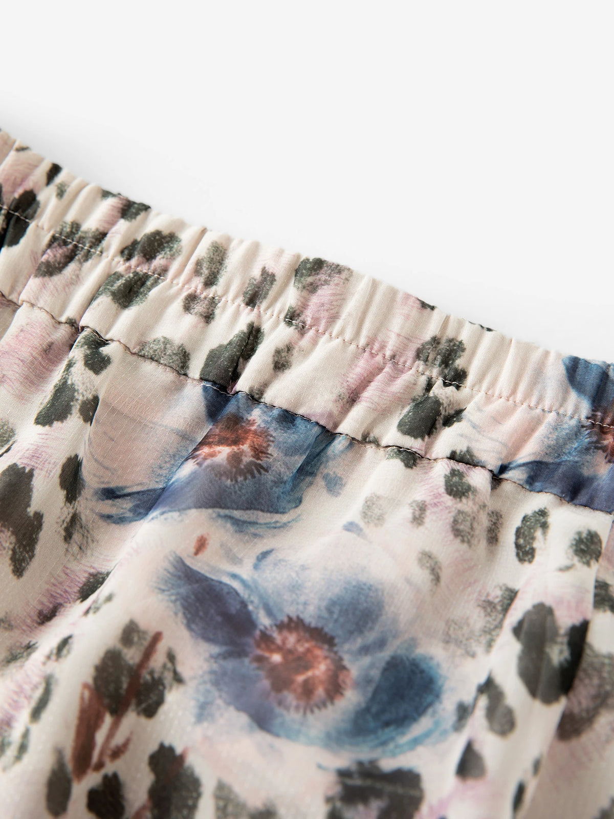 Midi Skirt with Ruffles