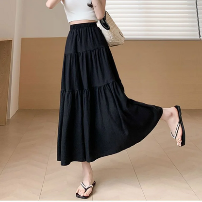 High Waisted A Line Skirt