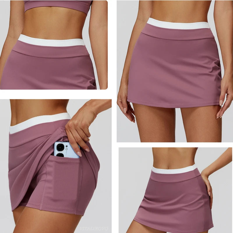 Tennis Skirt with Built-In Shorts