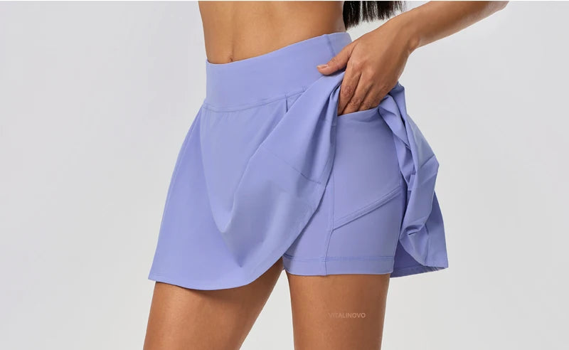 Lilac Tennis Skirt