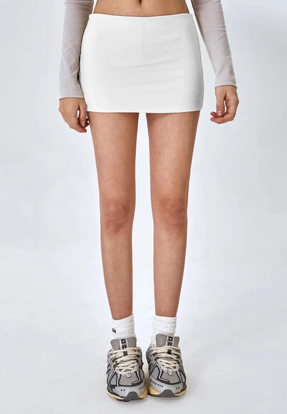 Micro Mini Skirt with Built-In Shorts