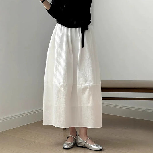 Long A Line Skirt