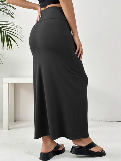 Black Mermaid Maxi Skirt