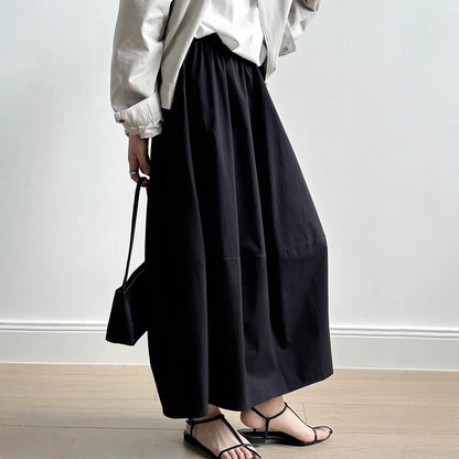 Long A Line Skirt