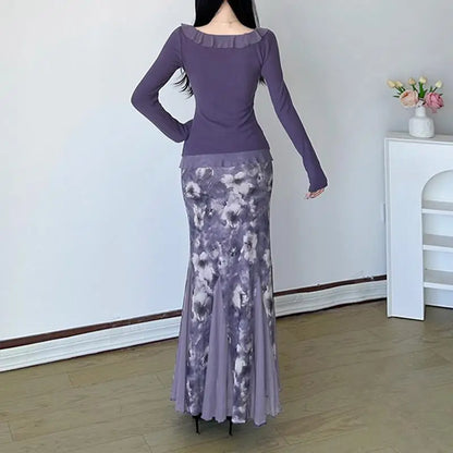 Purple Mermaid Skirt