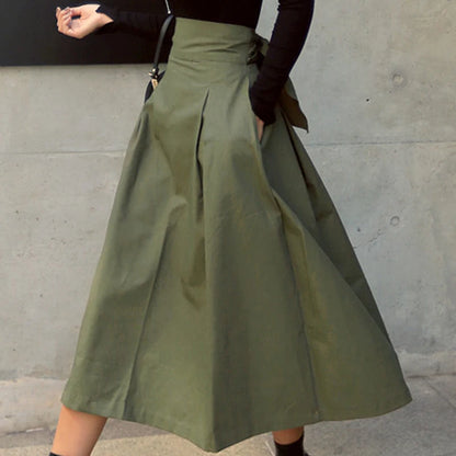 Green Midi Skirt