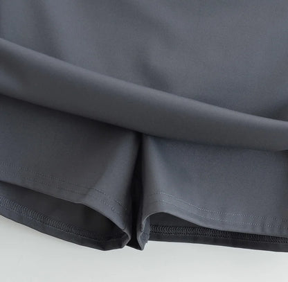 Micro Mini Skirt with Built-In Shorts
