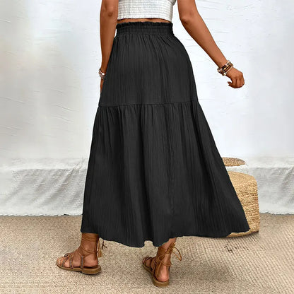 Side Slit Midi Skirt