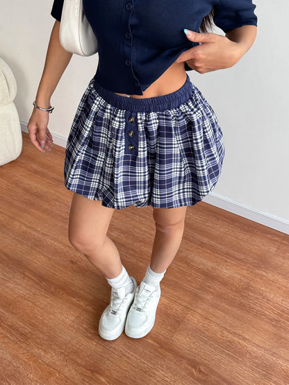 Tartan Bubble Skirt