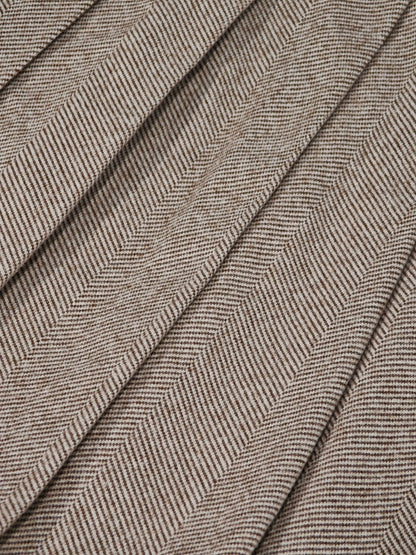 Tweed Pleated Skirt