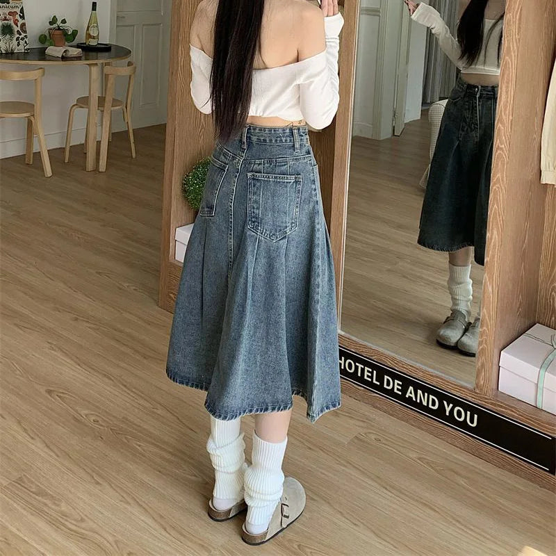 Vintage Denim Skirt