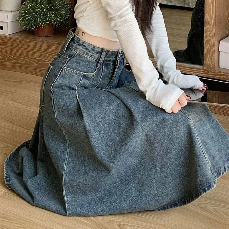 Vintage Denim Skirt