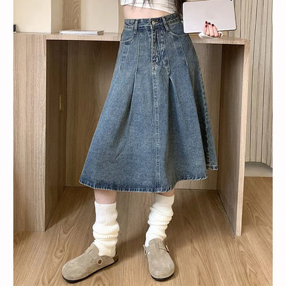 Vintage Denim Skirt