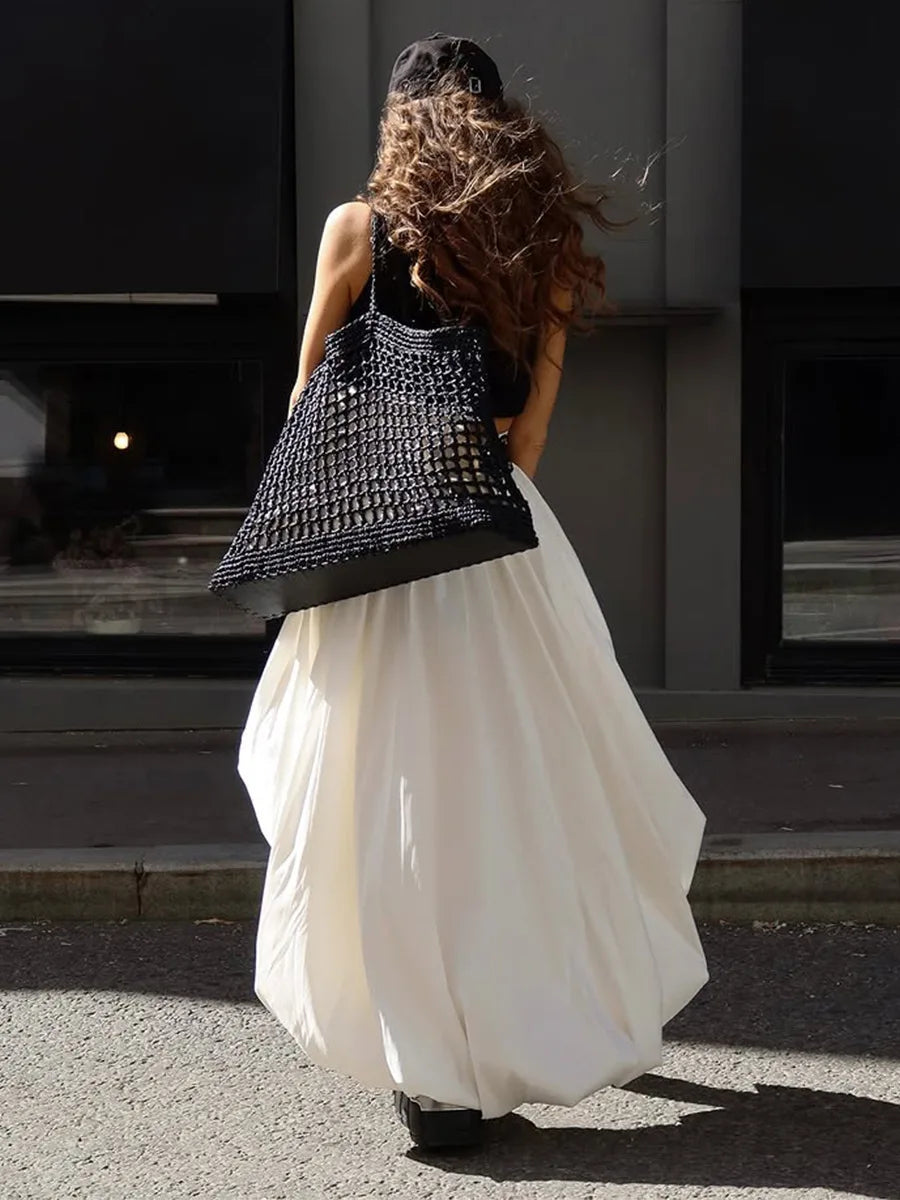 White Cotton Skirt