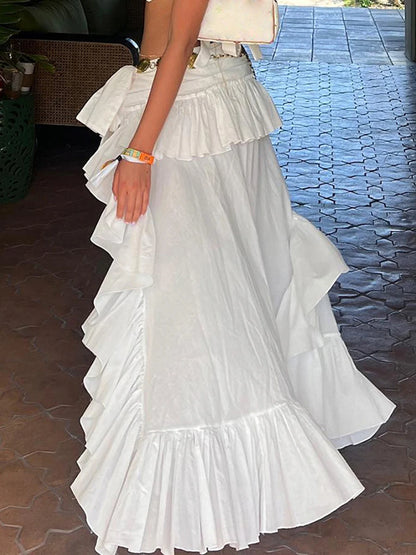 White Festival Skirt