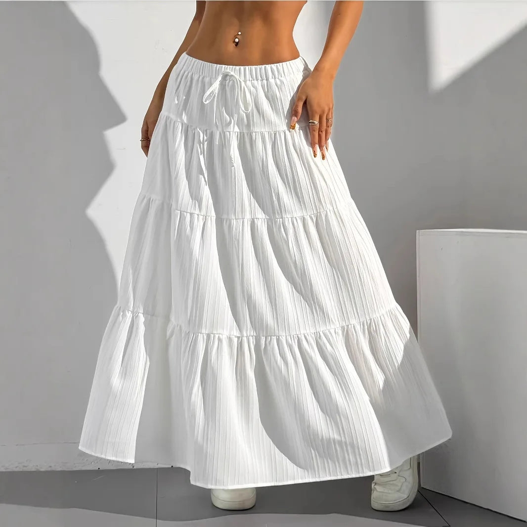 White Maxi Skirt