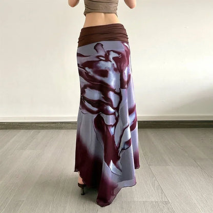 Y2K Long Skirt