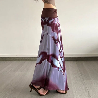 Y2K Long Skirt